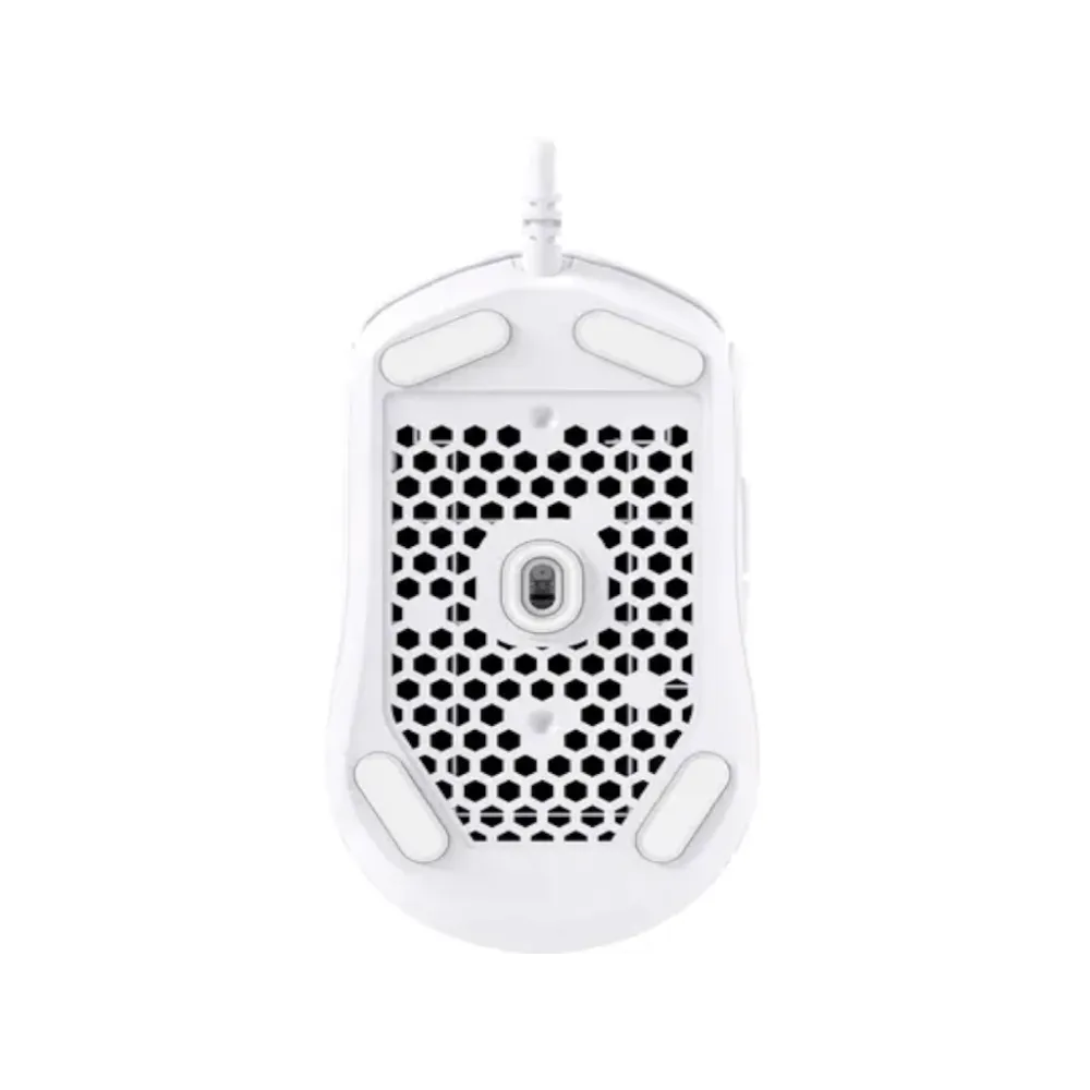 HyperX Pulsefire Haste 2 Wired Gaming Mouse/650 IPS/Up to 26000 DPI/RGB/White/Low-friction skates