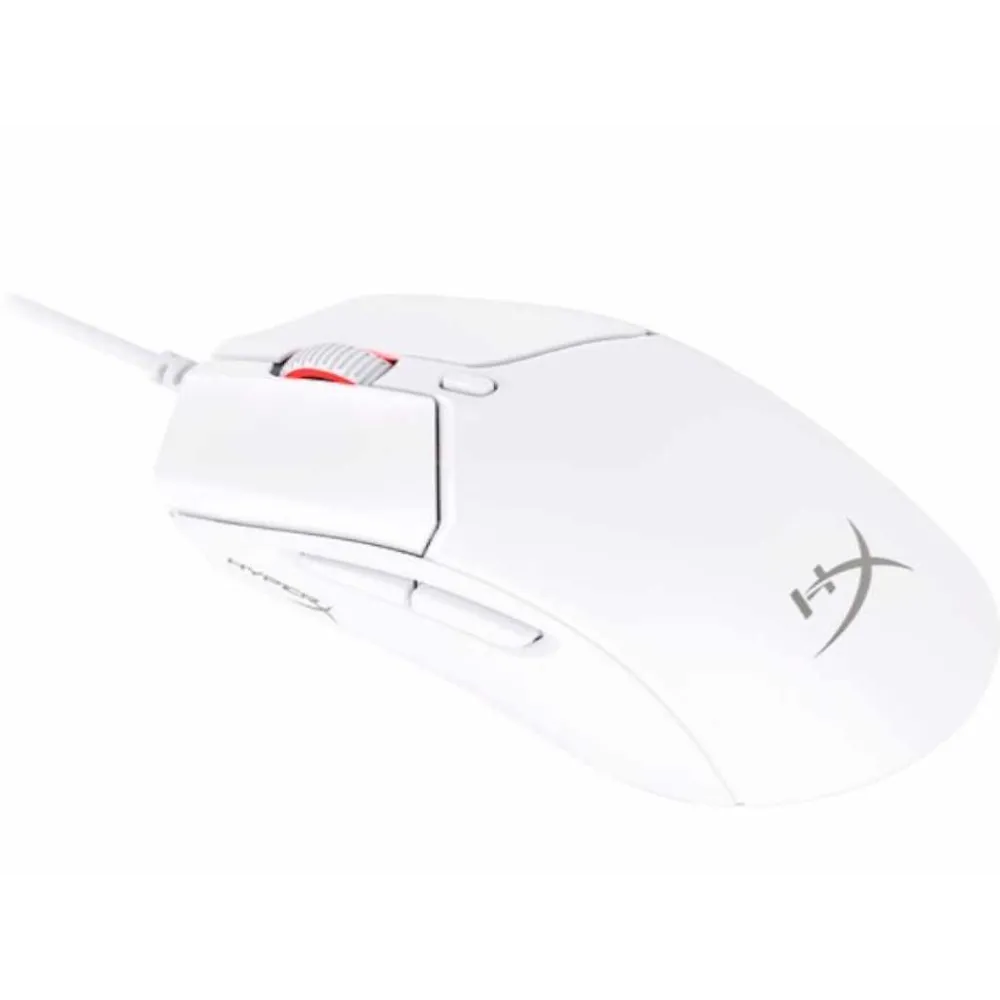 HyperX Pulsefire Haste 2 Wired Gaming Mouse/650 IPS/Up to 26000 DPI/RGB/White/Low-friction skates