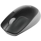 LOGITECH M190 Grey Wireless Mouse, Full Size Curve Design, 18-month battery life (AA battery)