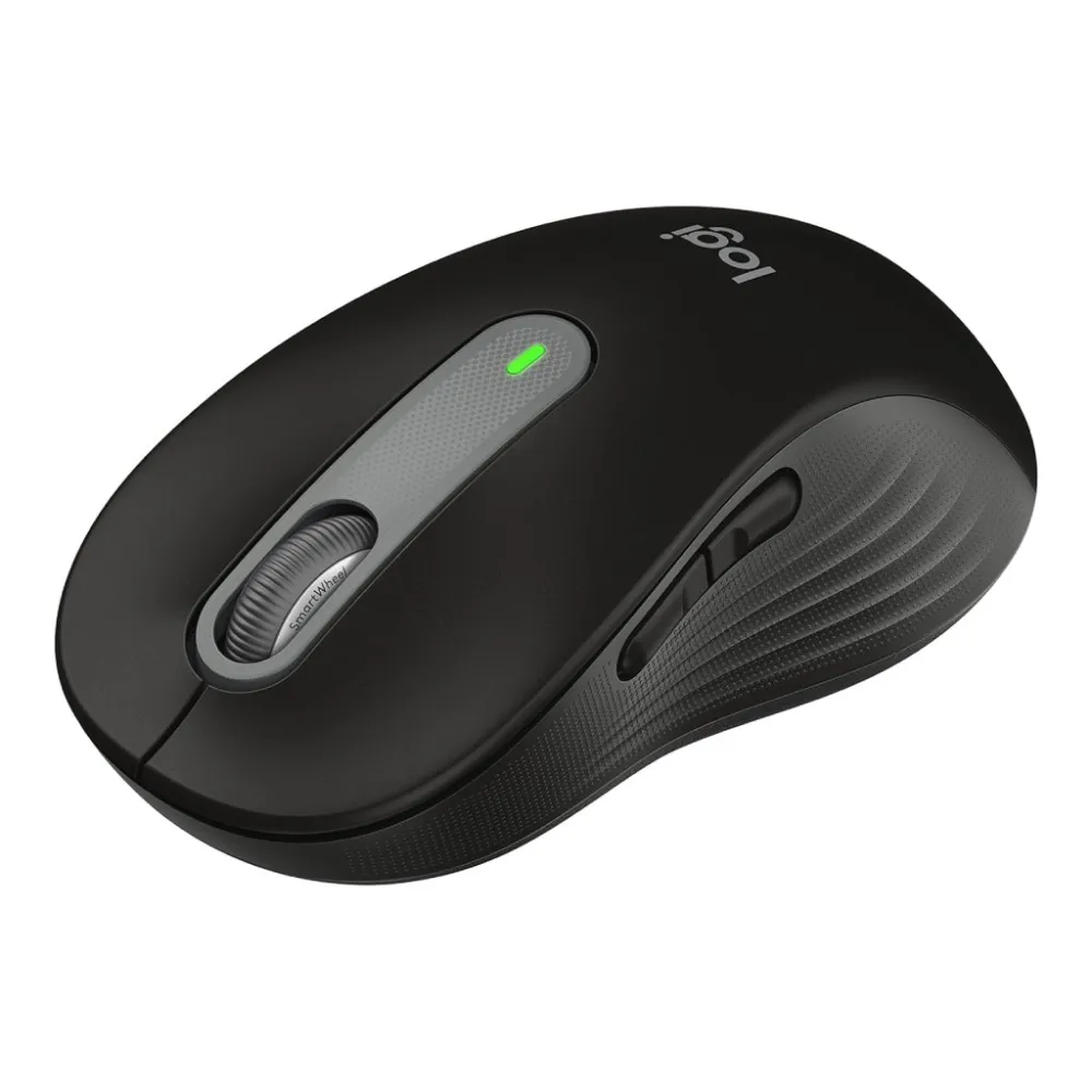 LOGITECH Signature M650 Wireless Bluetooth Mouse, 4000 dpi, 10 m wireless range, Graphite