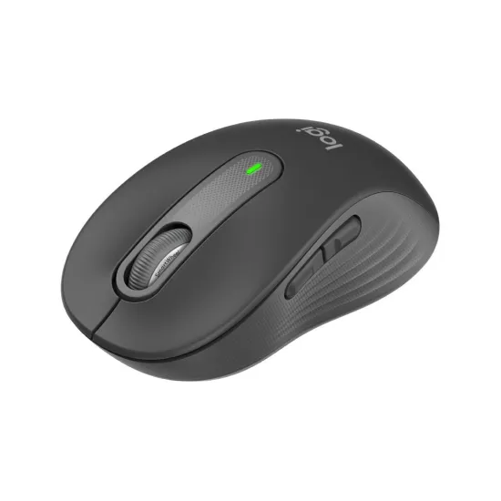 LOGITECH Signature M650 Wireless Bluetooth Mouse, Large, 4000 dpi, 10 m wireless range, Graphite