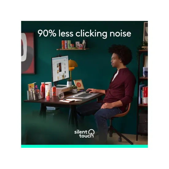 LOGITECH Signature M650 Wireless Mouse for Business, 400-4000 DPI, Bluetooth, 10m, 1x AA battery