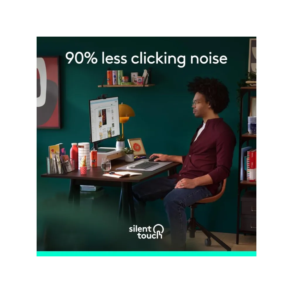 LOGITECH Signature M650 Wireless Mouse for Business, 400-4000 DPI, Bluetooth, 10m, 1x AA battery