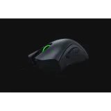 RAZER DeathAdder Essential Gaming Mouse with 6400 DPI optical sensor, 220 ips, Green Lighting