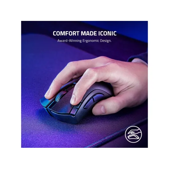 RAZER DeathAdder V2 X HyperSpeed Gaming Mice, 2.4GHz Wireless + Bluetooth, 14K DPI