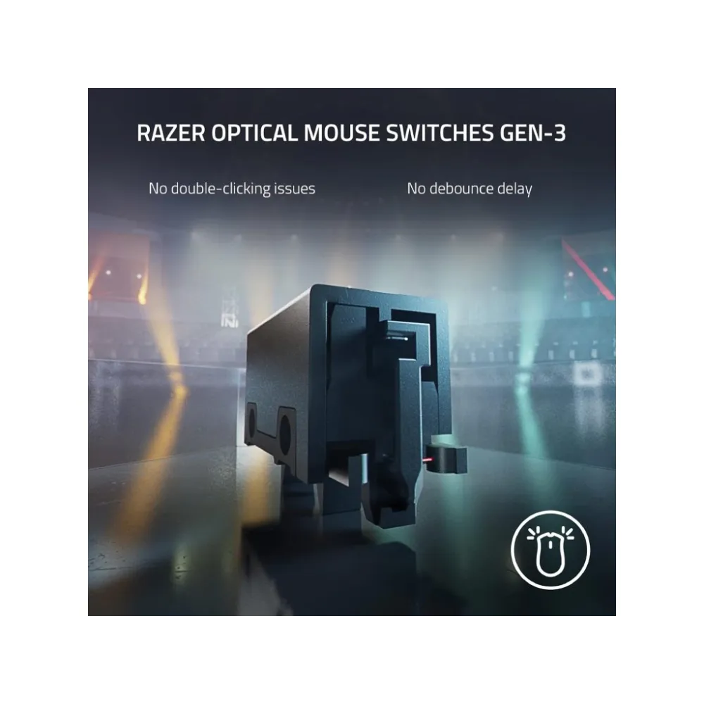 RAZER DeathAdder V3 Pro Black - Ultra-lightweight Wireless Ergonomic Esports Mouse, 30K DPI