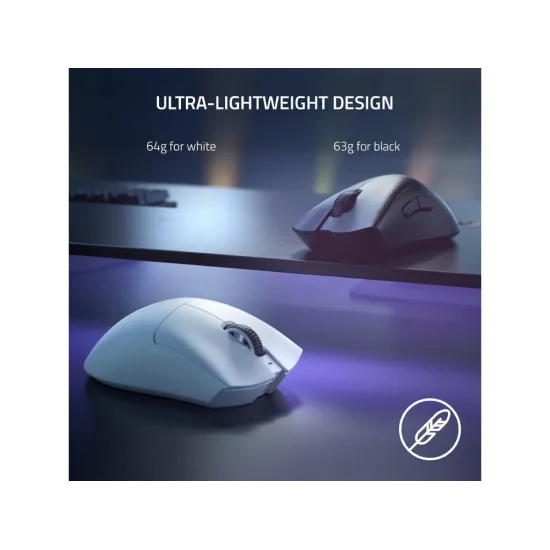 RAZER DeathAdder V3 Pro Black - Ultra-lightweight Wireless Ergonomic Esports Mouse, 30K DPI