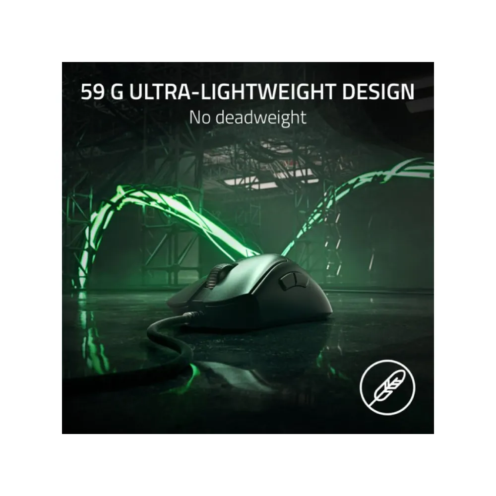 RAZER DeathAdder V3 Ultra-lightweight Ergonomic Esports Mouse,Focus Pro 30K Optical Sensor, 3000 DPI