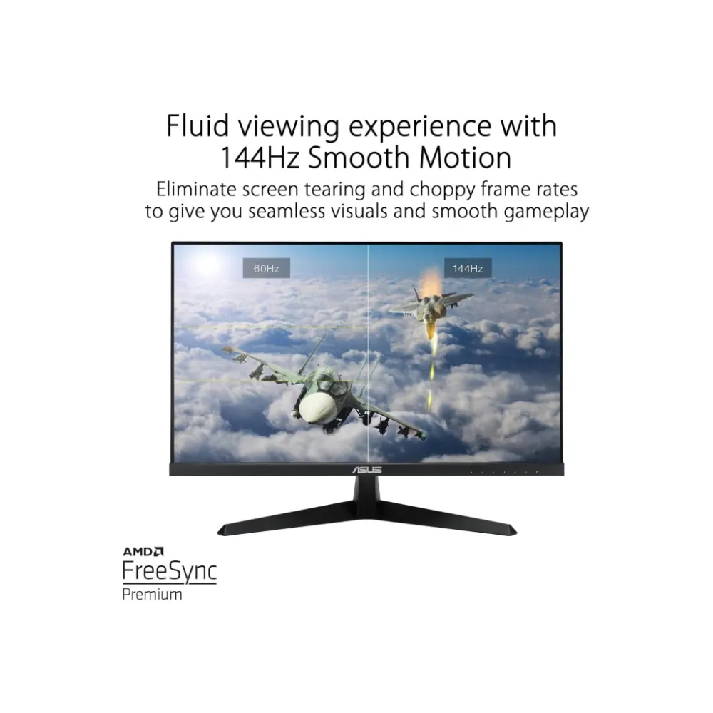 ASUS LED IPS Gaming Monitor VY249HGE, 23.8 , Full HD 1920x1080, 144Hz, 1 ms, 1000:1,Eye Care, HDMI