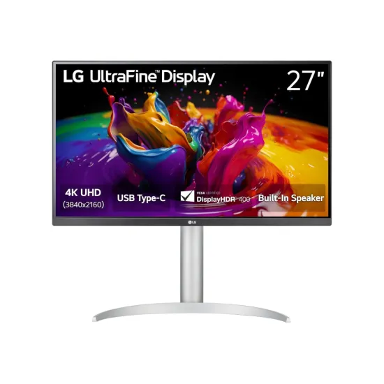 LG LED 4K IPS Monitor 27UP850K-W, 27 ,3840x2160, 1200:1,5 ms,HDMI*2/DP*1, USB-C, Pivot, Height, Tilt