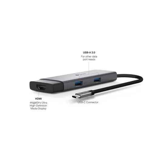 TP-LINK UH5020C USB Type-C 5 in 1 Hub 100W Power Delivery, HDMI 4K@60Hz, USB 3.0*2, USB-C