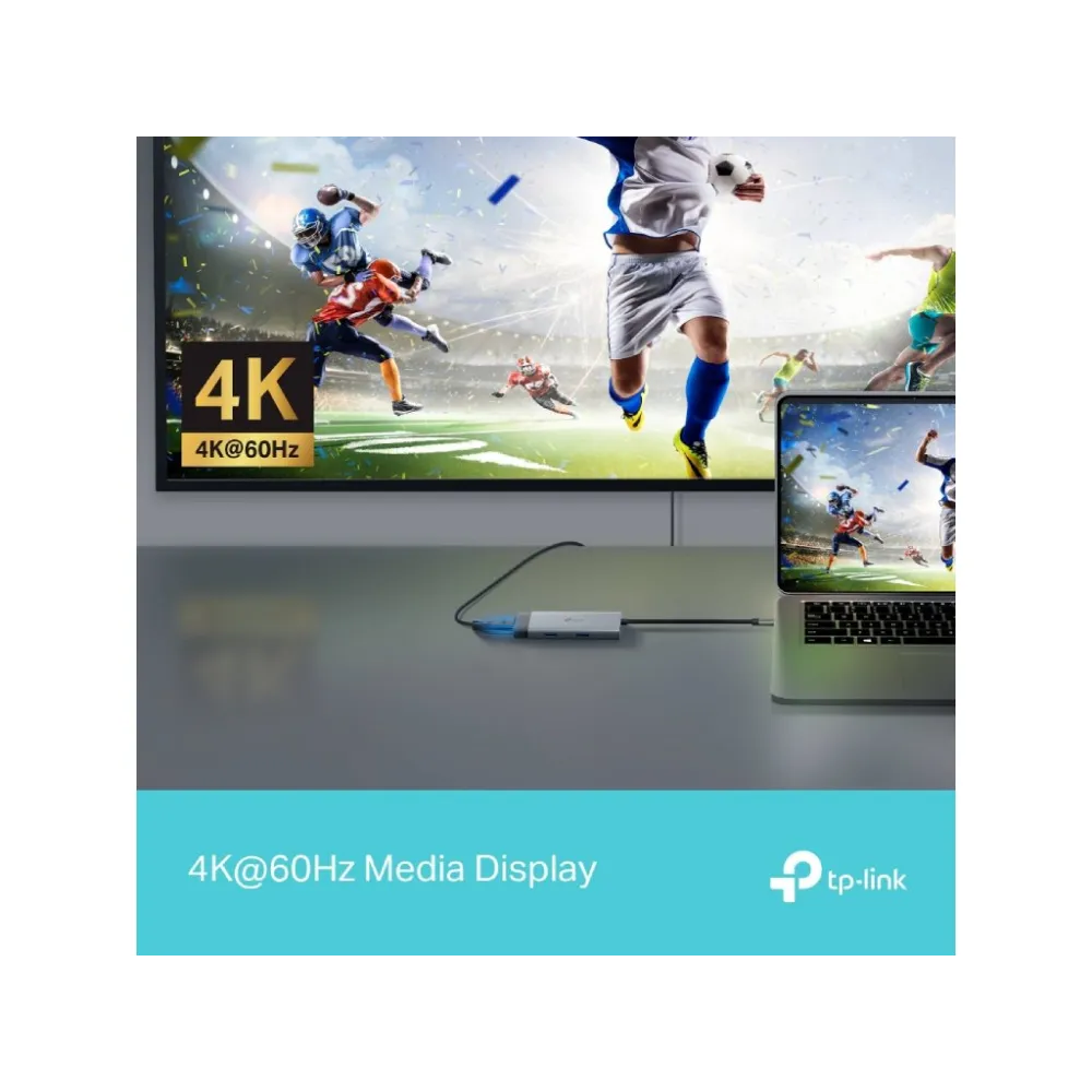 TP-LINK UH5020C USB Type-C 5 in 1 Hub 100W Power Delivery, HDMI 4K@60Hz, USB 3.0*2, USB-C