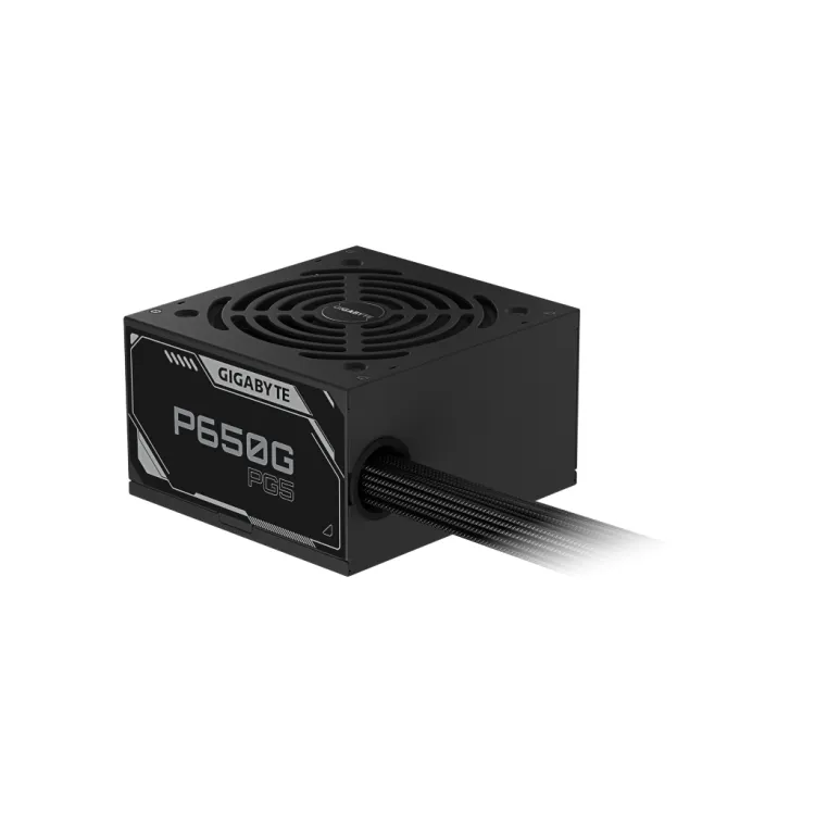 GIGABYTE GP-P650G PG5 650W Power Supply, 80 PLUS Gold certified, 120mm Silent (HYB) Fan, ATX 3.1