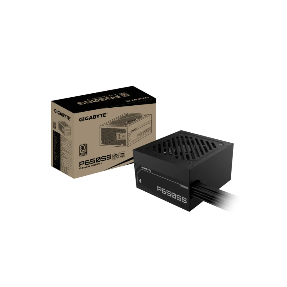 GIGABYTE GP-P650SS 650W Power Supply, 80 PLUS Silver certified, 120mm FDB Fan, ATX 3.0