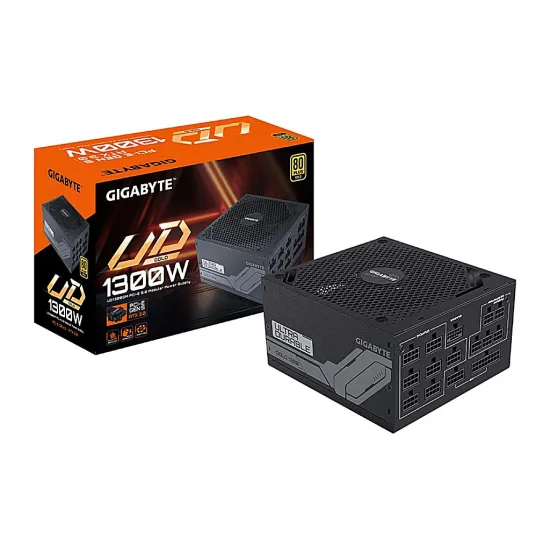 GIGABYTE GP-UD1300GM PG5 1300W Power Supply, 80 PLUS Gold certified, Modular, ATX 3.0, PCIe Gen 5.0