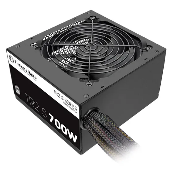 THERMALTAKE PSU TR2 S 700W, Ultra Quiet 120mm Fan, 80 PLUS, ATX, Active PFC, PCI-E 6+2pin x 2