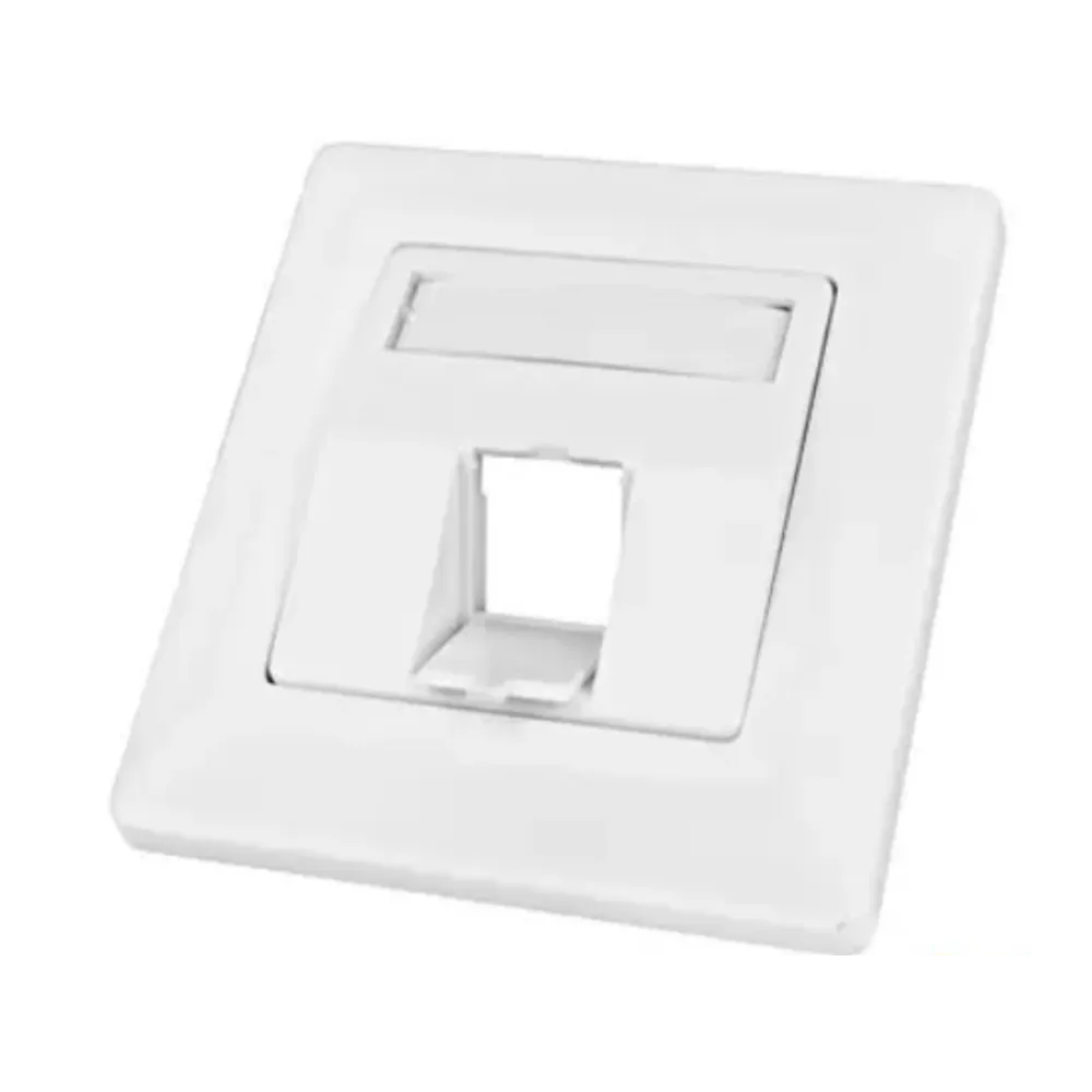Schrack TOOLLESS LINE-Utičnica za 1 modul, kosa, 80x80mm