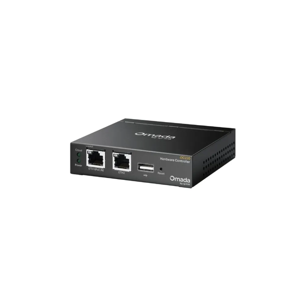 TP-LINK OC220 Omada Hardware Controller - Centralized management, metal casing, USB 2.0, 802.3af PoE