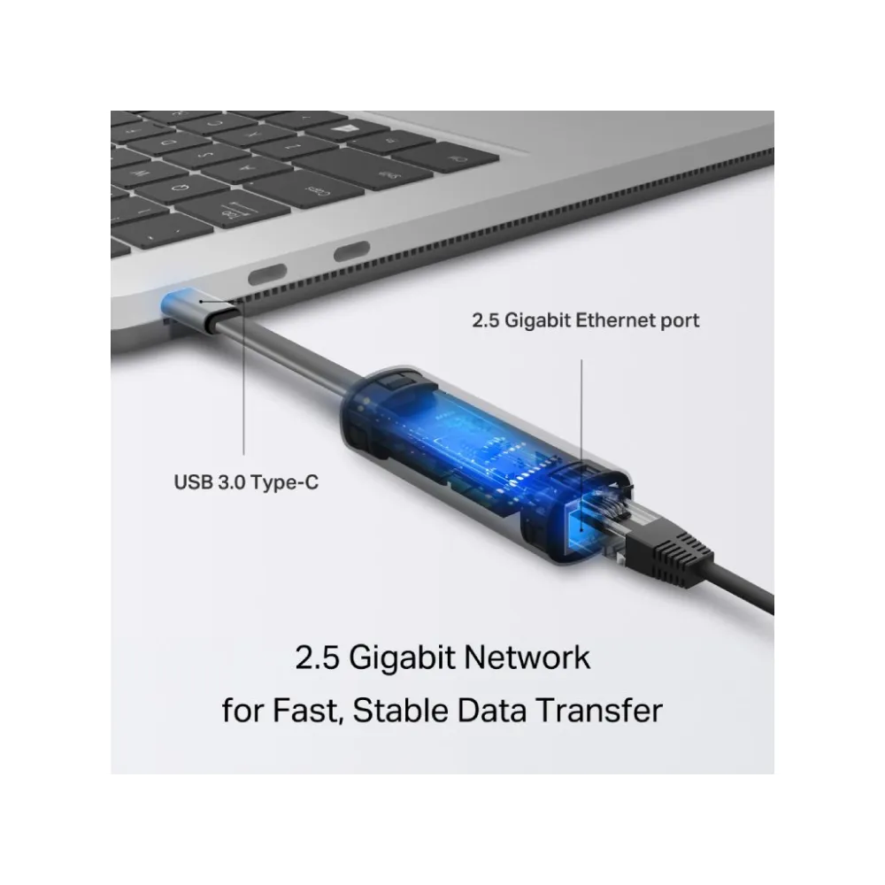 TP-LINK UE302C USB Type-C to 2.5 Gigabit Ethernet Network Adapter