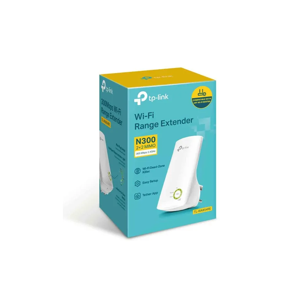 TP-LINK TL-WA854RE 300Mbps Wi-Fi Range Extender, 2 Internal Antennas