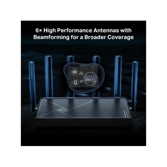 TP-LINK ARCHER BE400 , BE6500 Dual-Band Wi-Fi 7 Router, 2.5 Gbps LAN, 3 1 Gbps LAN, USB 3.0