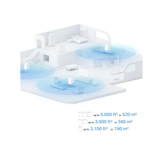 TP-LINK Deco X10(3-pack) AX1500 Whole Home Mesh Wi-Fi 6 System, up to 520m2