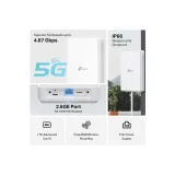 TP-LINK NE200-Outdoor 5G Outdoor Router, 2.5GE Port, IP66, PoE Power Supply,5G speed up to 4.67 Gbps