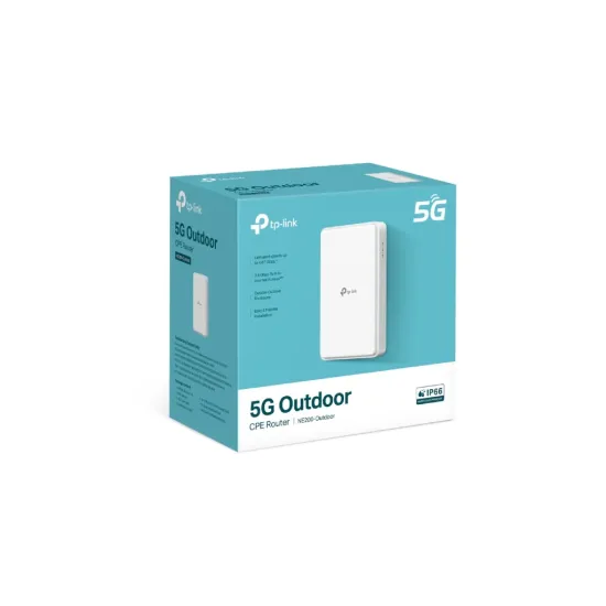 TP-LINK NE200-Outdoor 5G Outdoor Router, 2.5GE Port, IP66, PoE Power Supply,5G speed up to 4.67 Gbps