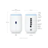 UBIQUITI Dream Router 7 Desktop 10G Cloud Gateway WiFi 7,PoE switch, 3x 2.5G LAN ports, 64GB microSD