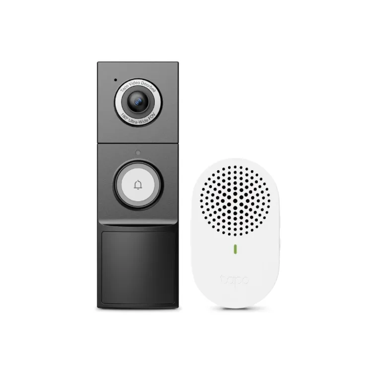 TP-LINK TAPO D235 Video Doorbell Camera 2K 5MP Head-to-Toe View, Smart AI Detection