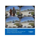 TP-LINK TAPO D235 Video Doorbell Camera 2K 5MP Head-to-Toe View, Smart AI Detection