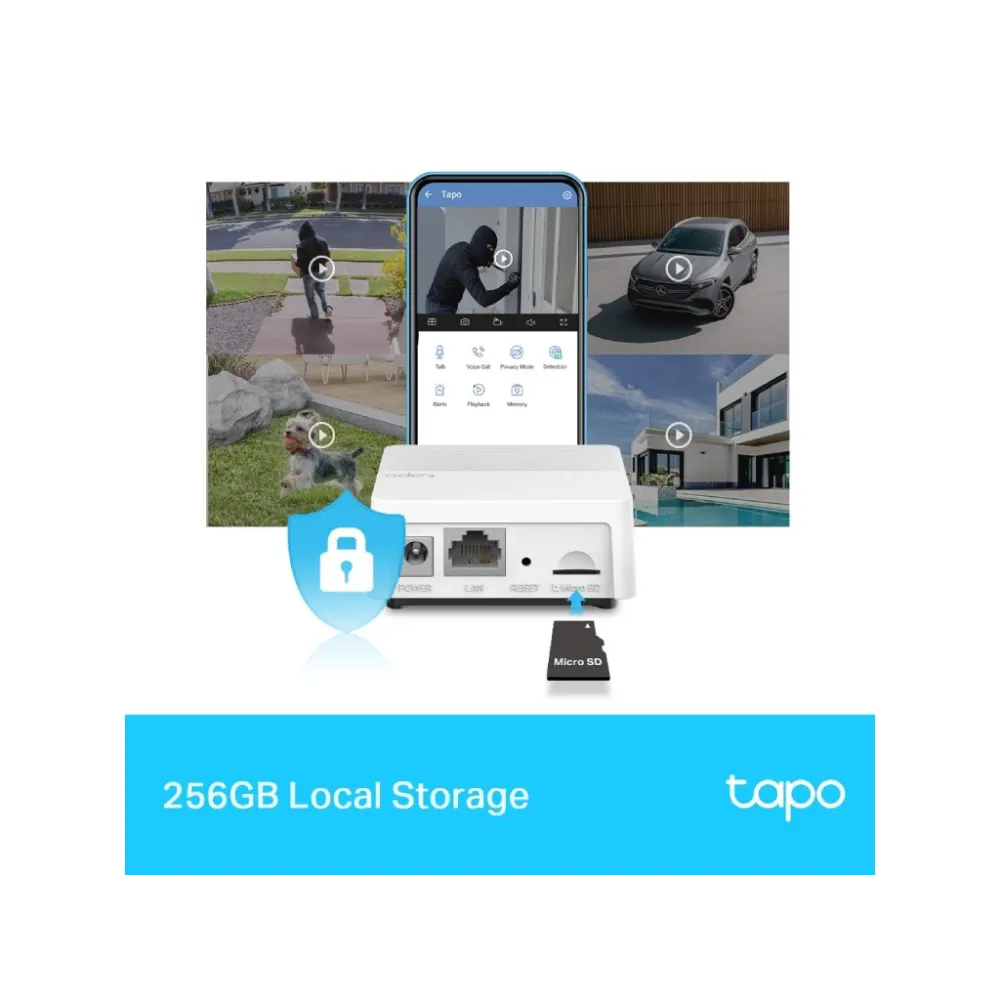 TP-LINK TAPO H200 Smart Hub Up to 64+4 Devices, Smart Alarm & Chime