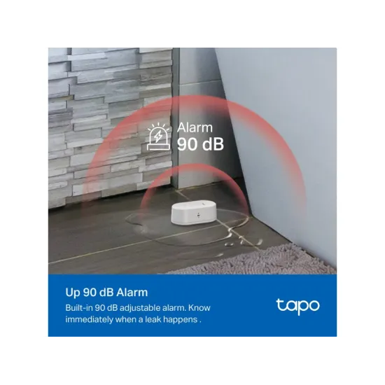TP-LINK TAPO T300 Smart Water Leak Sensor, Drip & Leak Alert, Instant App Notification, IP67