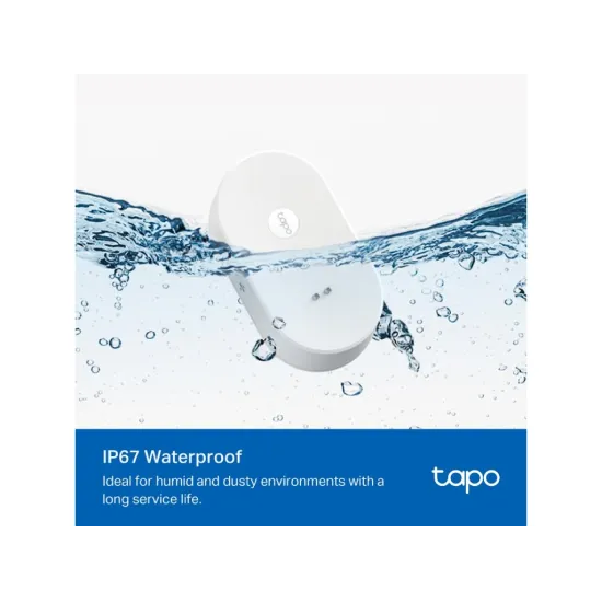 TP-LINK TAPO T300 Smart Water Leak Sensor, Drip & Leak Alert, Instant App Notification, IP67