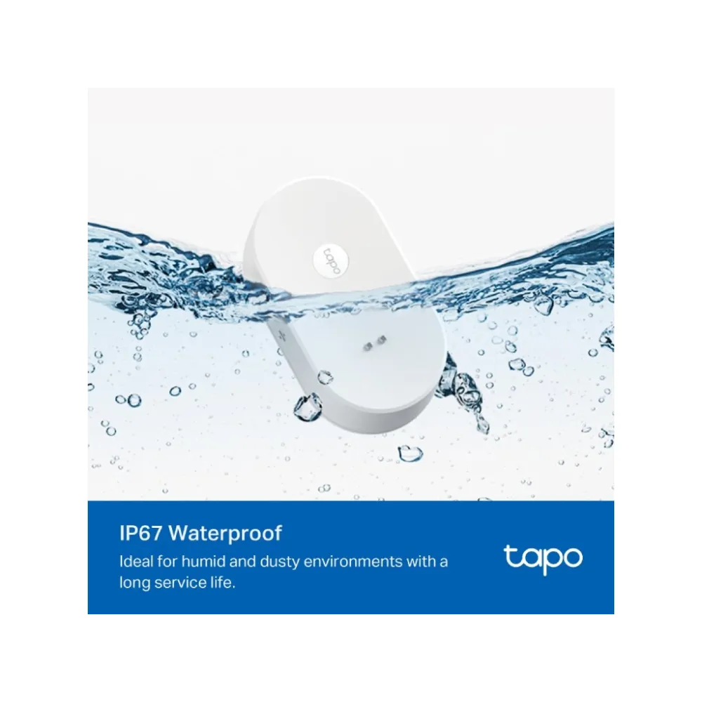TP-LINK TAPO T300 Smart Water Leak Sensor, Drip & Leak Alert, Instant App Notification, IP67