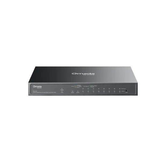 TP-LINK ES210GP Omada 10-Port Gigabit Easy Managed Switch with 8-Port PoE+, 63W Power Budget