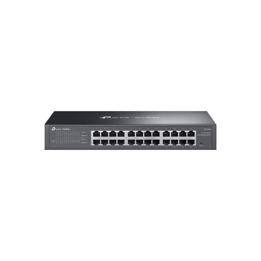 TP-LINK ES224G Omada 24-Port Gigabit Easy Managed Switch, Rackmountable/Desktop