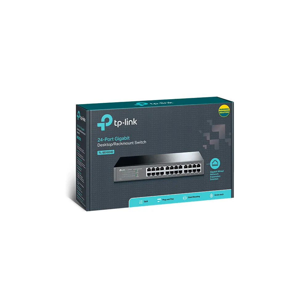TP-LINK TL-SG1024D 24-Port Gigabit Desktop/Rackmount Switch