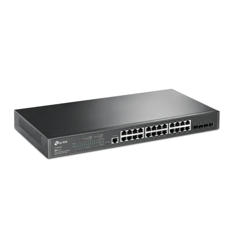 TP-LINK TL-SG3428 JetStream 24-Port Gigabit L2+ Managed Switch with 4 SFP Slots