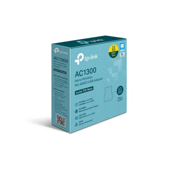 TP-LINK ARCHER T3U NANO AC1300 Nano Wireless MU-MIMO USB Adapter