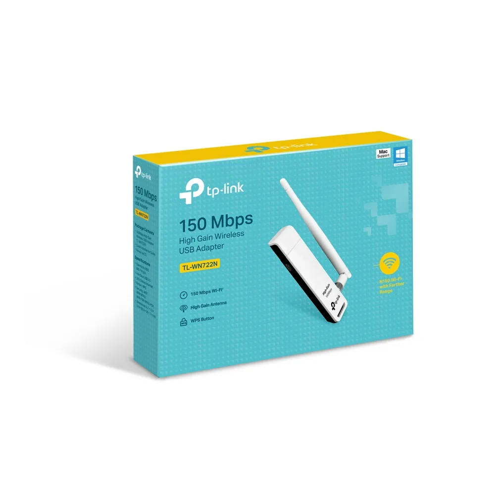 TP-LINK TL-WN722N 150Mbps High Gain Wireless USB Adapter