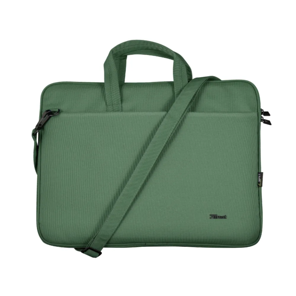 TRUST Bologna Eco-friendly Slim laptop bag for 16 inch laptops - Green