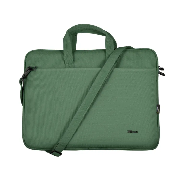 TRUST Bologna Eco-friendly Slim laptop bag for 16 inch laptops - Green