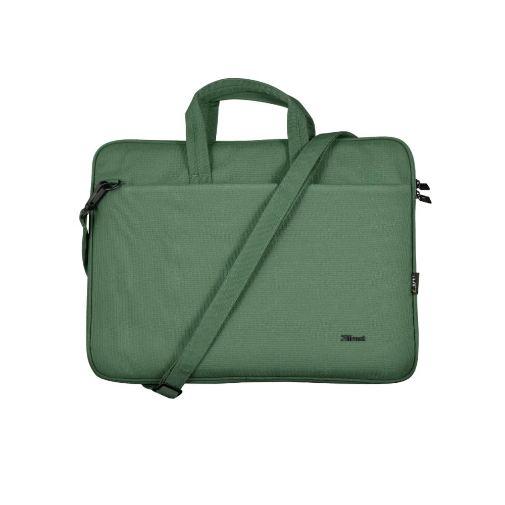 TRUST Bologna Eco-friendly Slim laptop bag for 16 inch laptops - Green