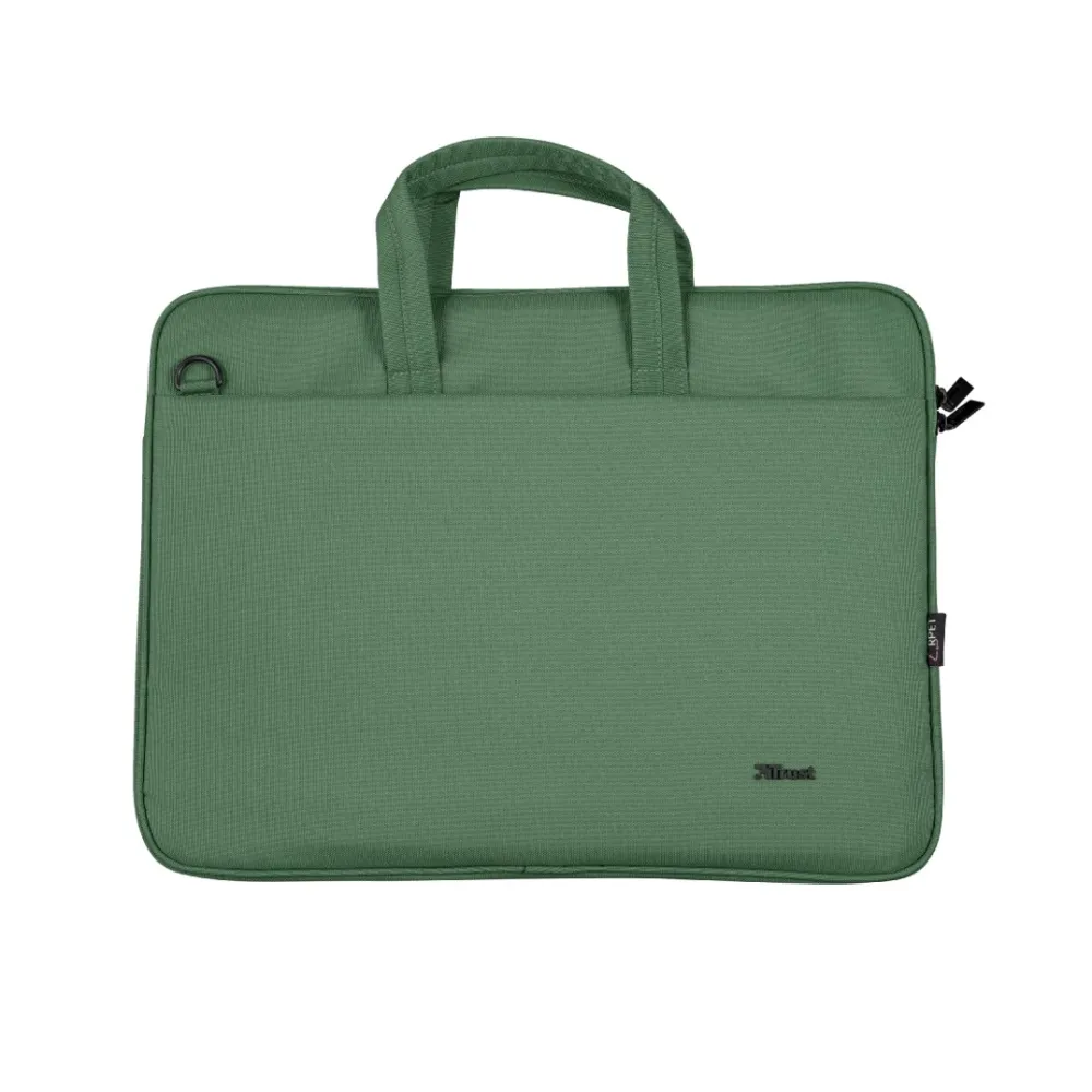 TRUST Bologna Eco-friendly Slim laptop bag for 16 inch laptops - Green