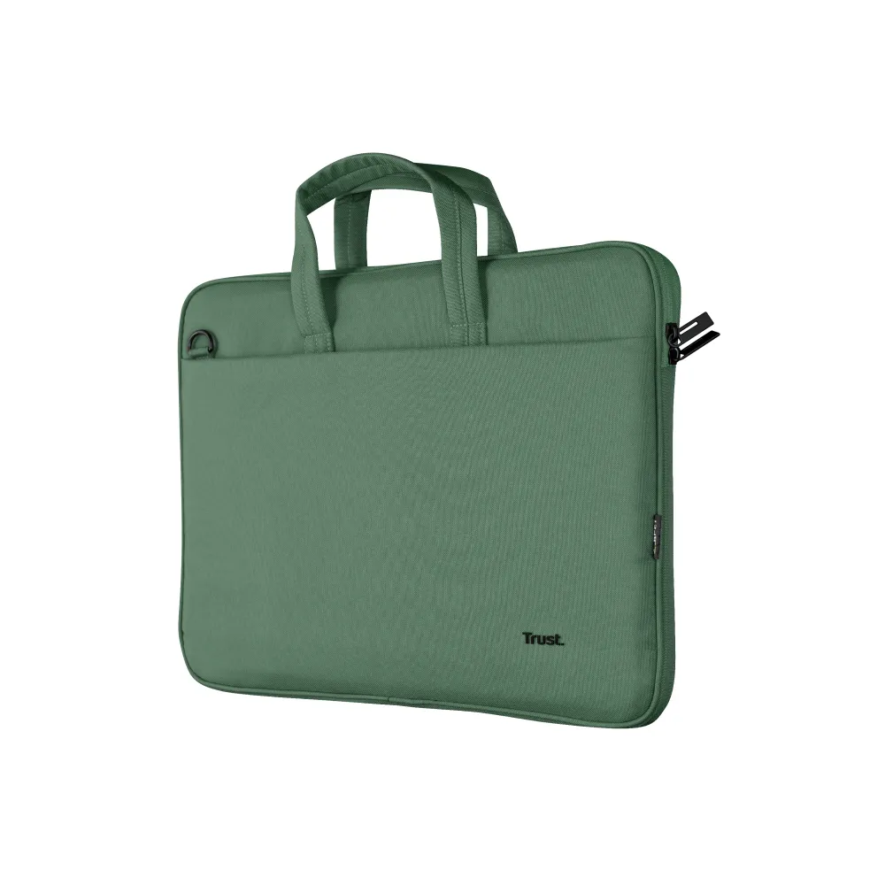 TRUST Bologna Eco-friendly Slim laptop bag for 16 inch laptops - Green