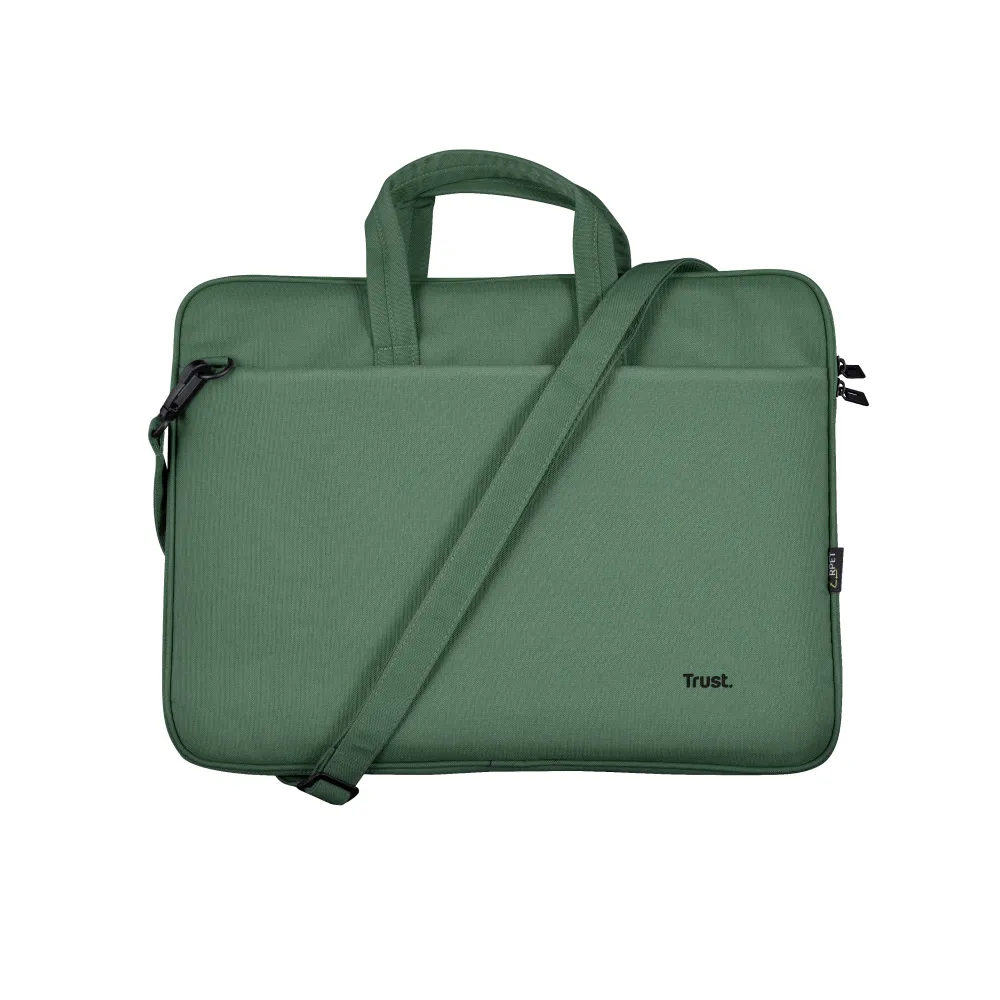 TRUST Bologna Eco-friendly Slim laptop bag for 16 inch laptops - Green