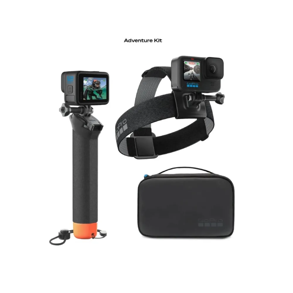 GoPro Adventure Kit 3.0 - The Handler, Head Strap 2.0 + Compact Case