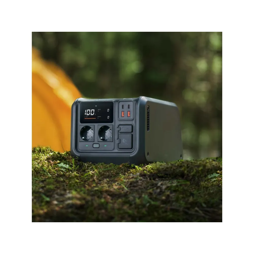 DJI Power 500 - 512Wh Portable Power Station, AC Output x2,USB-C x2,USB-A x2,SDC Lite x1,AC Input x1