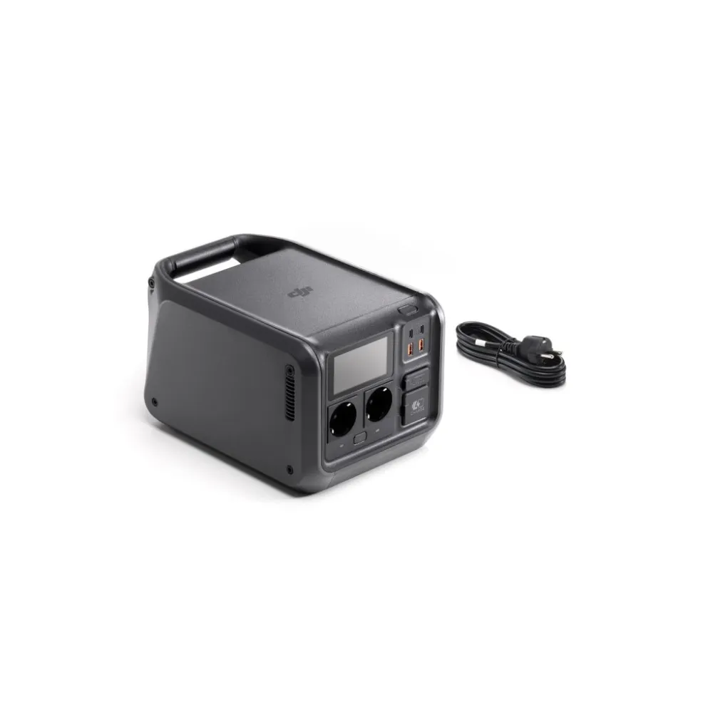 DJI Power 500 - 512Wh Portable Power Station, AC Output x2,USB-C x2,USB-A x2,SDC Lite x1,AC Input x1